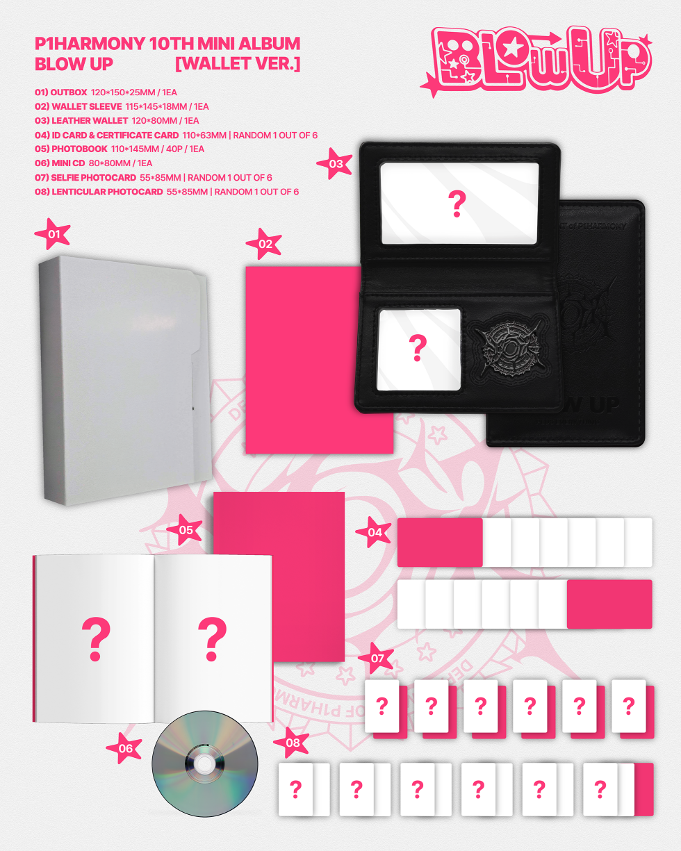 P1HARMONY - 10TH MINI ALBUM [BLOW UP] (WALLET VER.)
