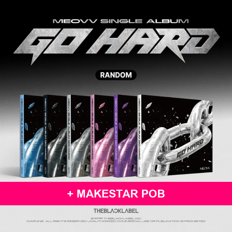 MEOVV - Single Album [GO HARD] + MAKESTAR POB (M10-6A14-207) - image 1 - POB cover