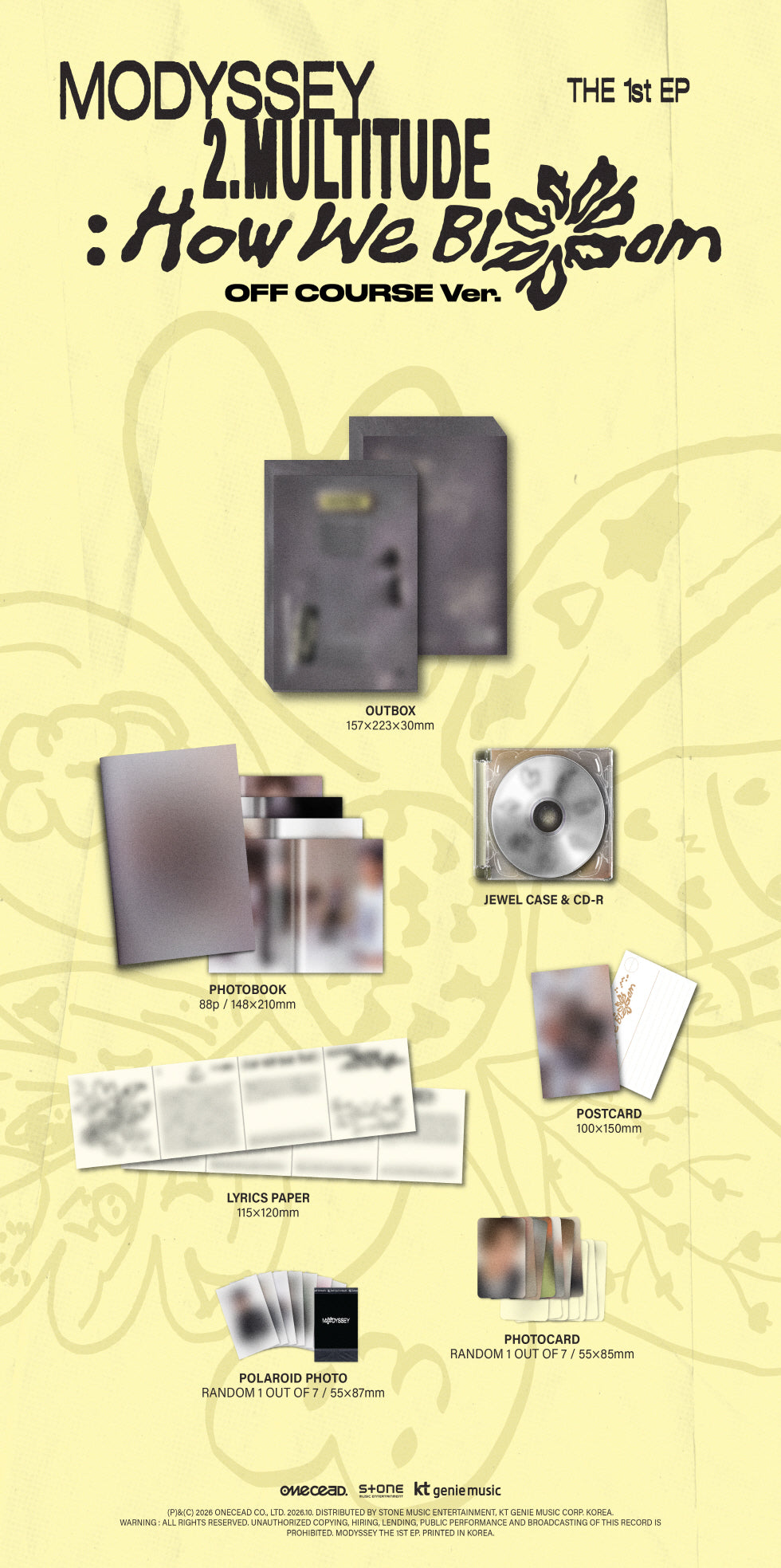 MODYSSEY - [2.MULTITUDE: HOW WE BLOOM] (OFF COURSE VER.) (M17-6A13-103) - image 2 [8e3d89f4504b]