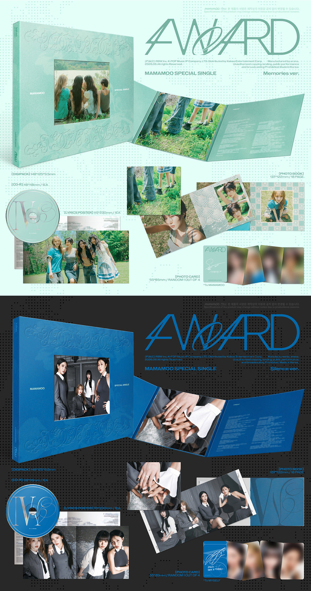 MAMAMOO - SPECIAL SINGLE [4WARD]