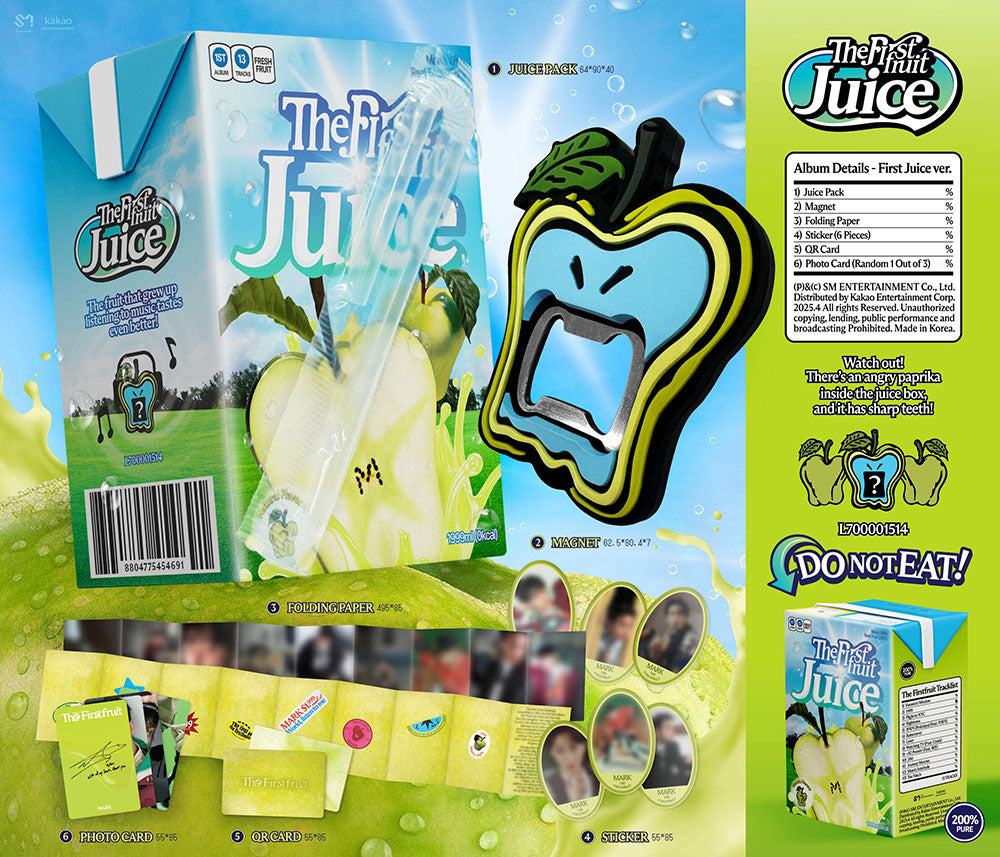 MARK (NCT) - THE FIRSTFRUIT (FIRST JUICE VERSION SMART ALBUM) [1ST
