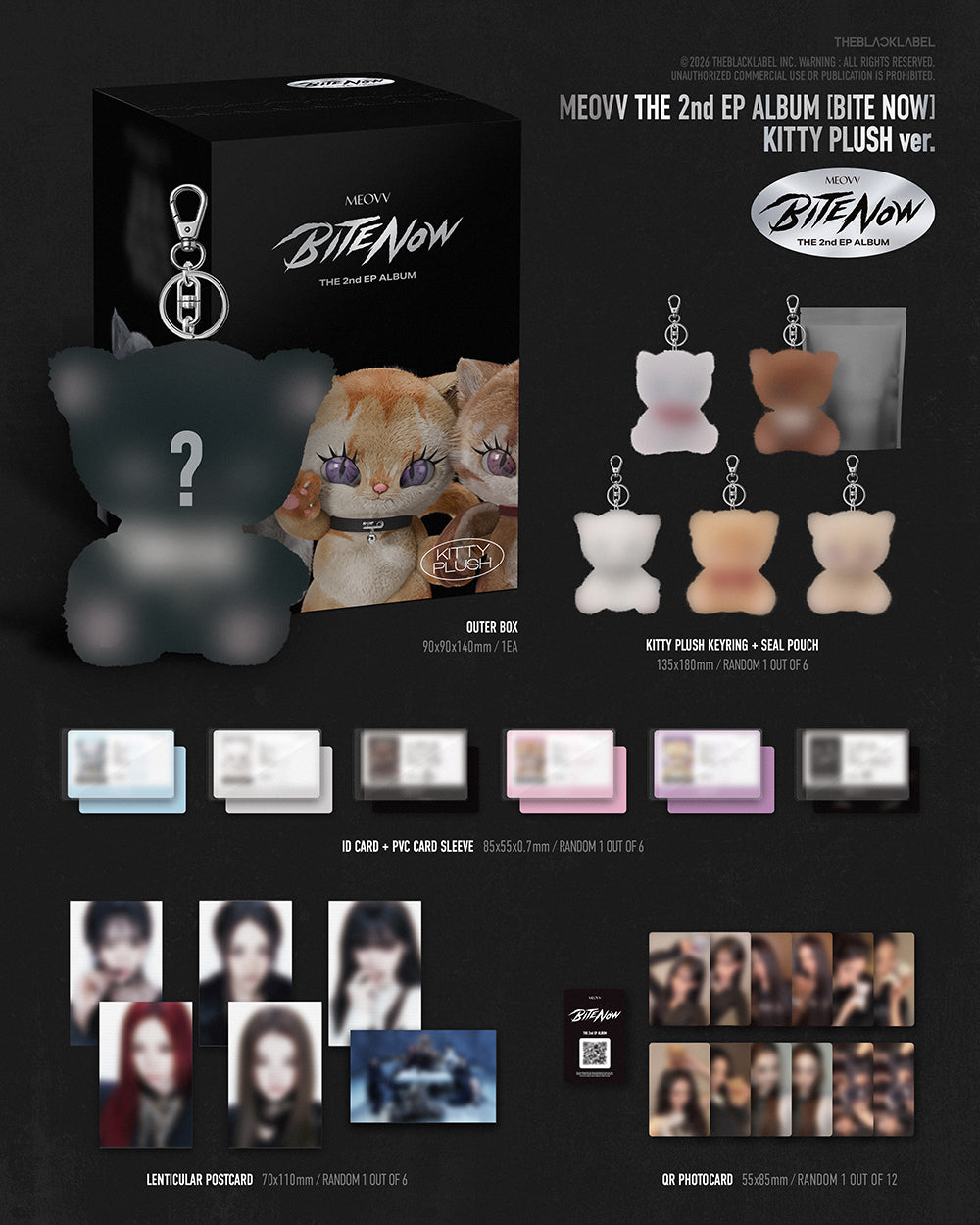 MEOVV - THE 2ND EP ALBUM [BITE NOW] KITTY PLUSH VER.