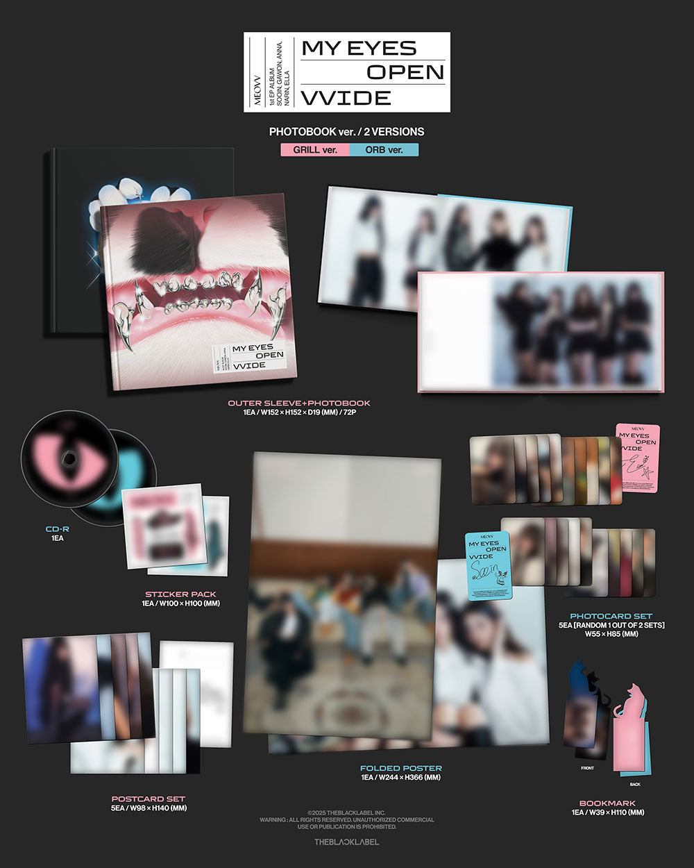 MEOVV - MY EYES OPEN WIDE (PHOTOBOOK VERSION) [1ST EP ALBUM