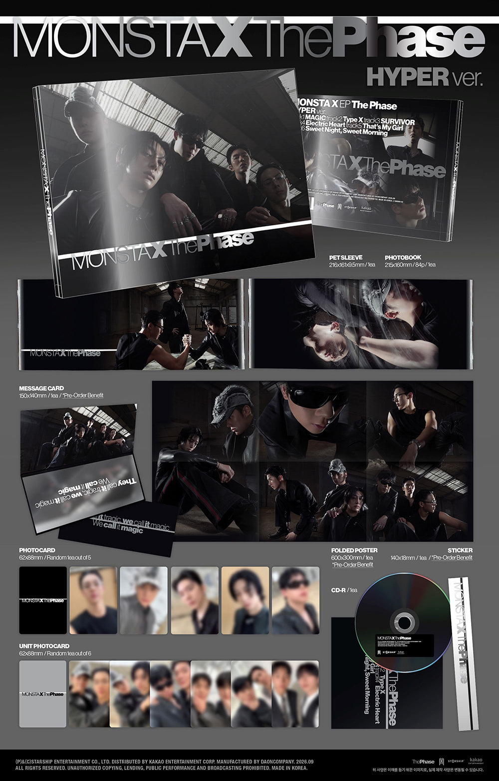 MONSTA X - EP [THE PHASE]