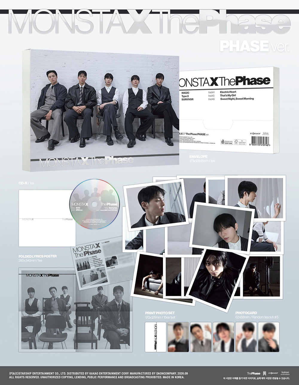 MONSTA X - EP [THE PHASE]