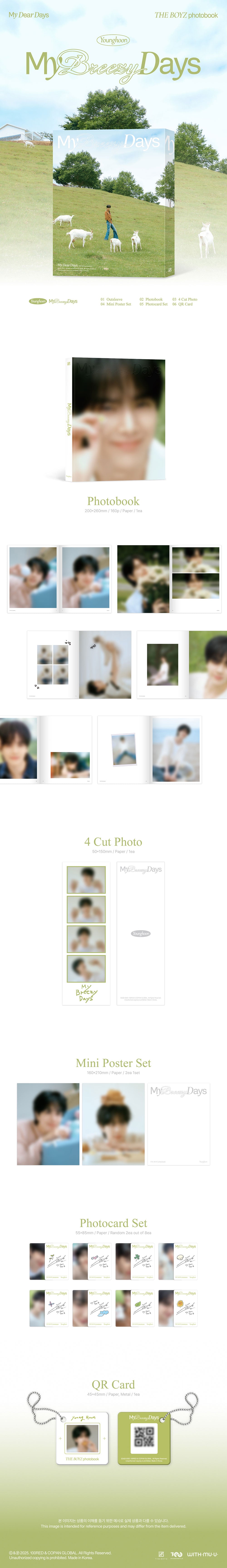 THE BOYZ - MY DEAR DAYS PHOTOBOOK [YOUNGHOON - MY BREEZY DAYS]