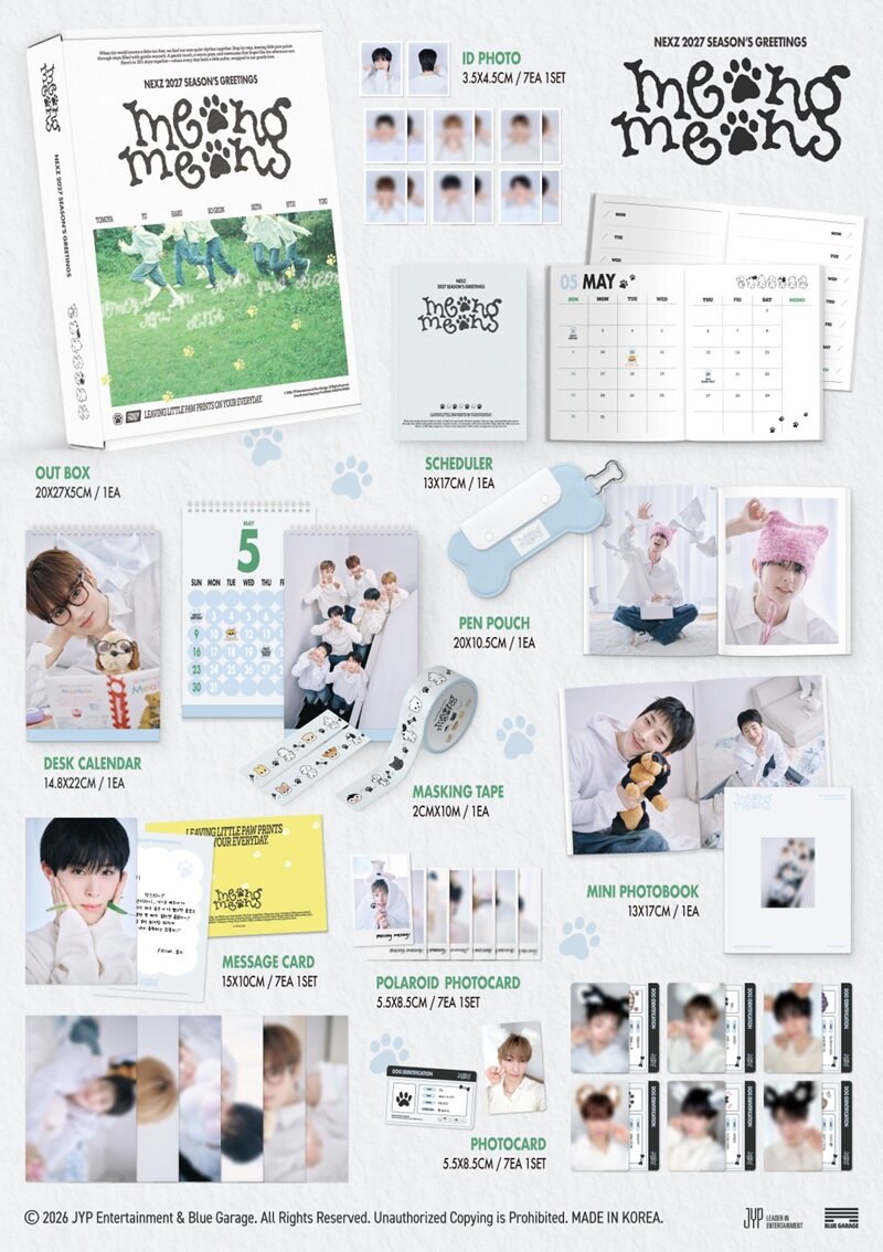NEXZ - 2027 SEASON'S GREETINGS [MEONG MEONG] (N10-6C11-108) - image 2 [a4e76445037f]