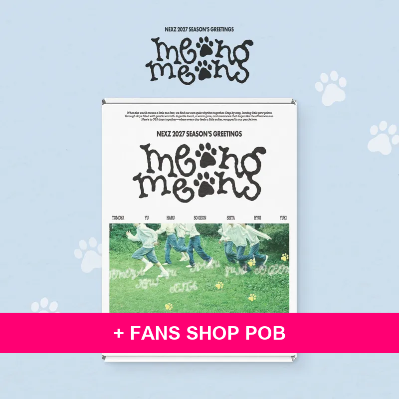 NEXZ - 2027 Season's Greetings [meong meong] + FANS SHOP POB (N10-6C14-201) - image 1 - POB cover