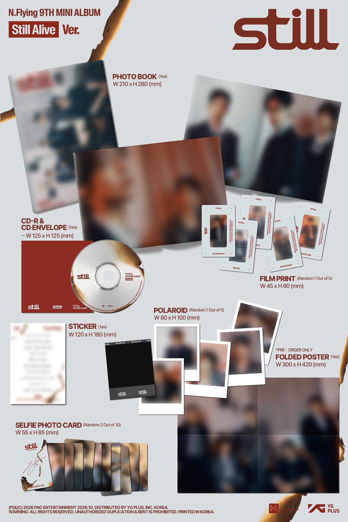 N.FLYING - 9TH MINI ALBUM [STILL] (PHOTOBOOK VER.) (N19-6A08-102) - image 2 [f445f5a602dd]