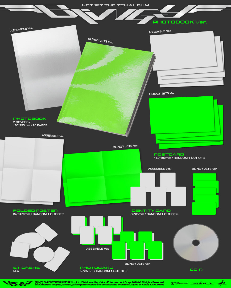 NCT 127 - 7TH ALBUM [BLINGY] (PHOTOBOOK VER.) (N2-6825-104) - image 2