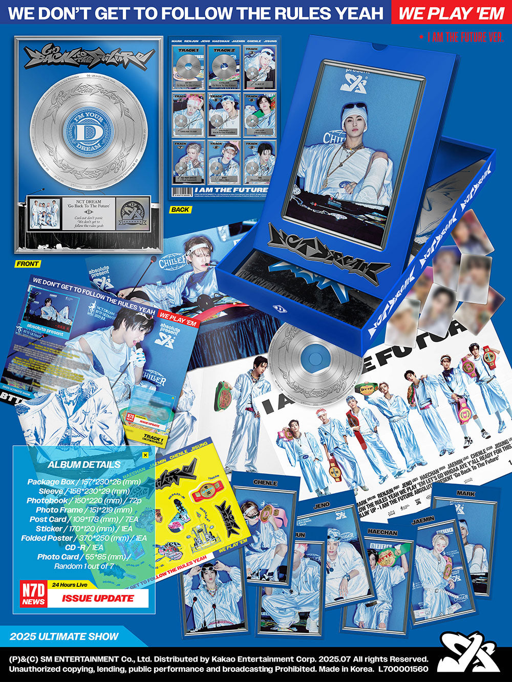 [PRE-ORDER] NCT DREAM - GO BACK TO THE FUTURE (I AM THE FUTURE VER.) + APPLEMUSIC POB PHOTOCARD