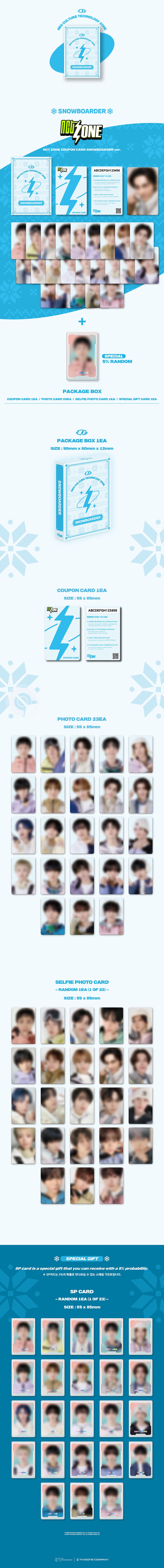 [PRE_ORDER] NCT ZONE COUPON CARD (SNOWBOARDER VER.)