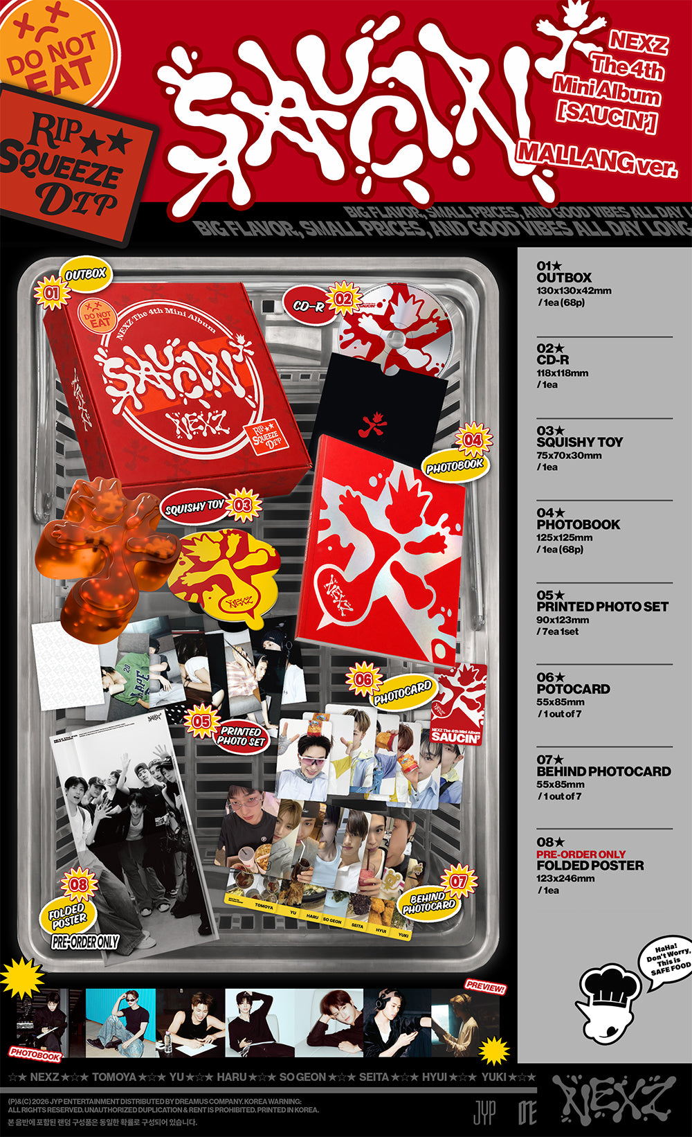 NEXZ - 4TH MINI ALBUM [SAUCIN'] MALLANG VER.
