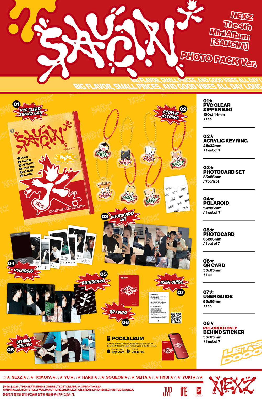 NEXZ - 4TH MINI ALBUM [SAUCIN'] PHOTO PACK VER.