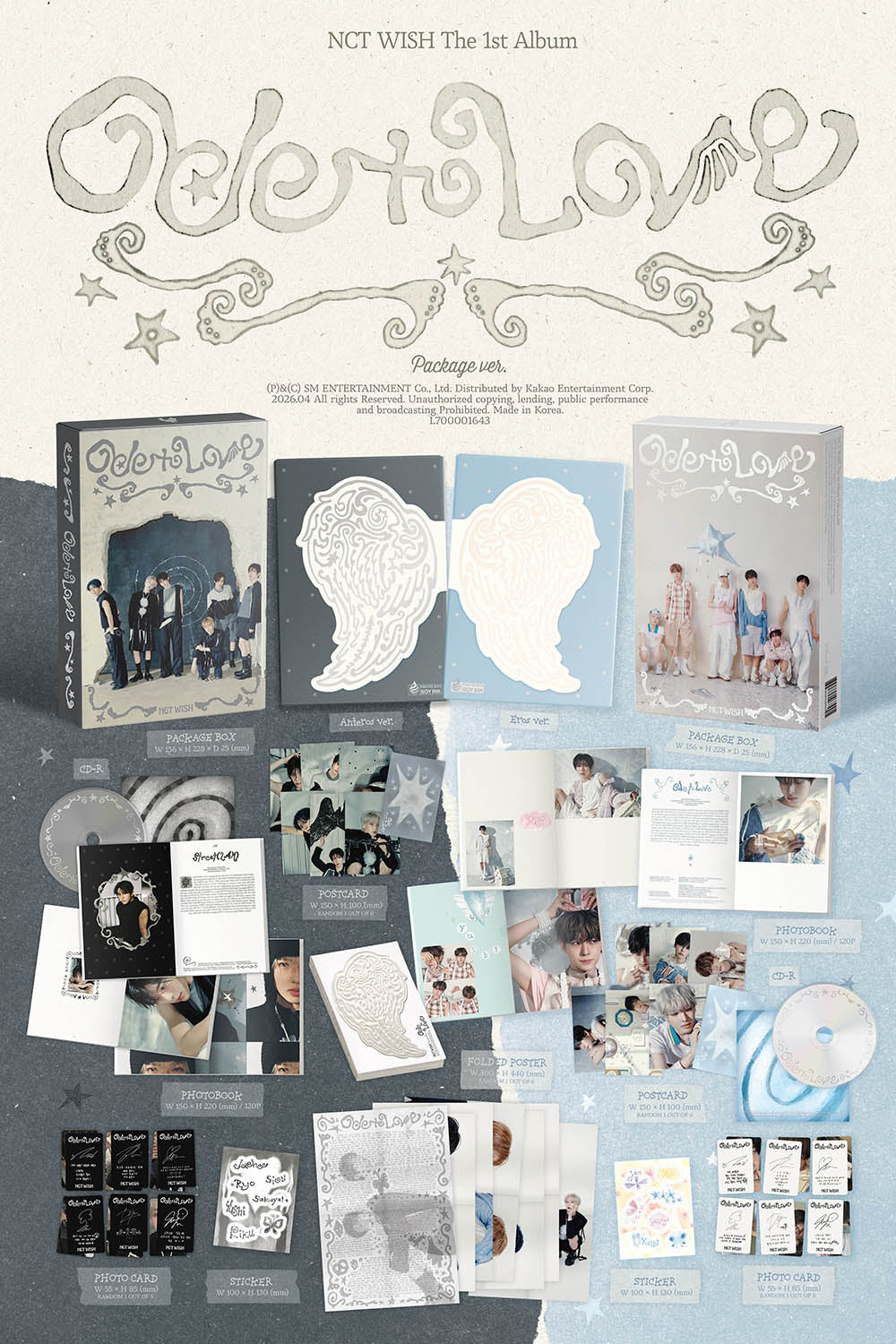NCT WISH - 1ST ALBUM [ODE TO LOVE] (PACKAGE VER.)