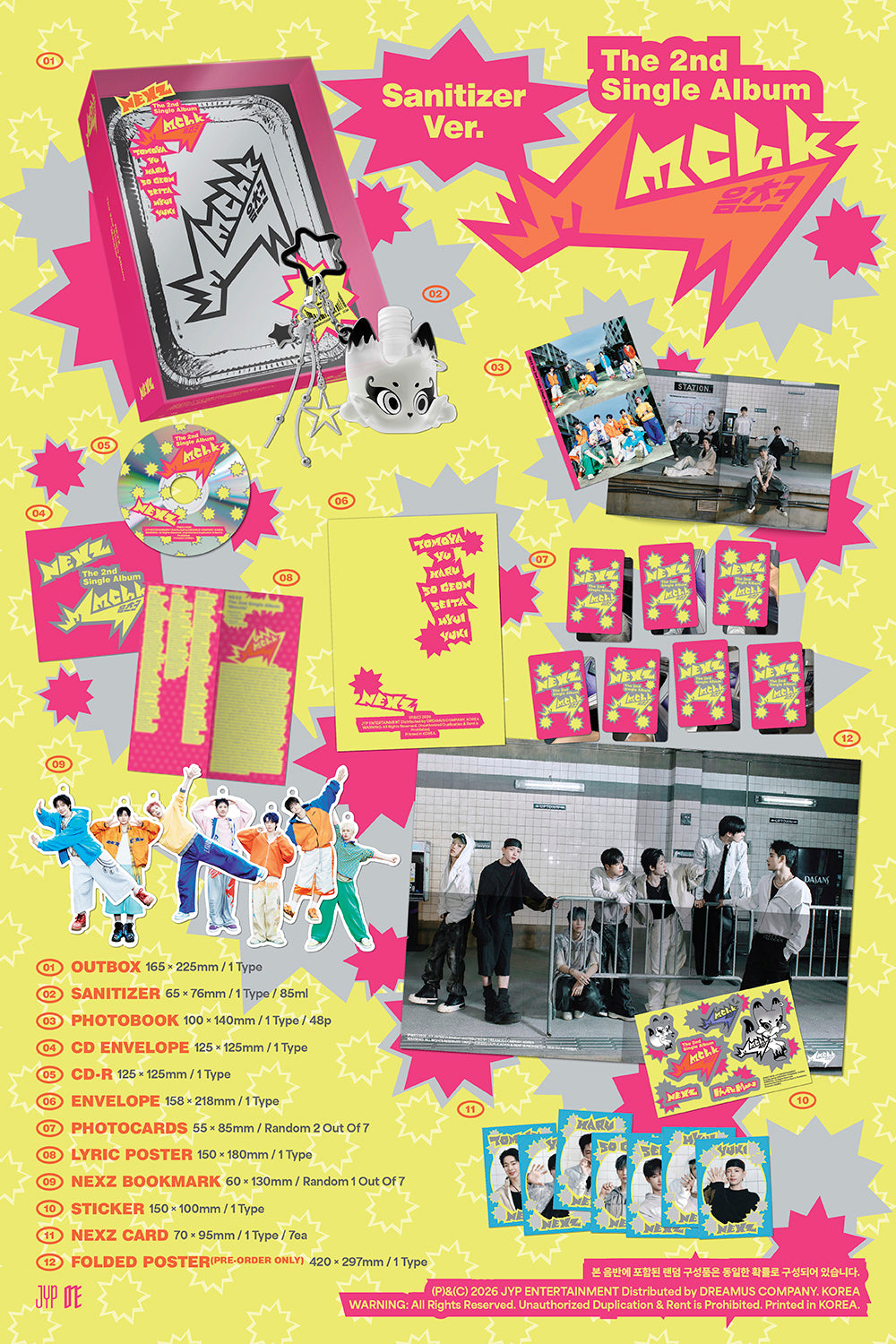 NEXZ - 2ND SINGLE ALBUM [MMCHK] (SANITIZER VER.) – TOKKI-SHOP