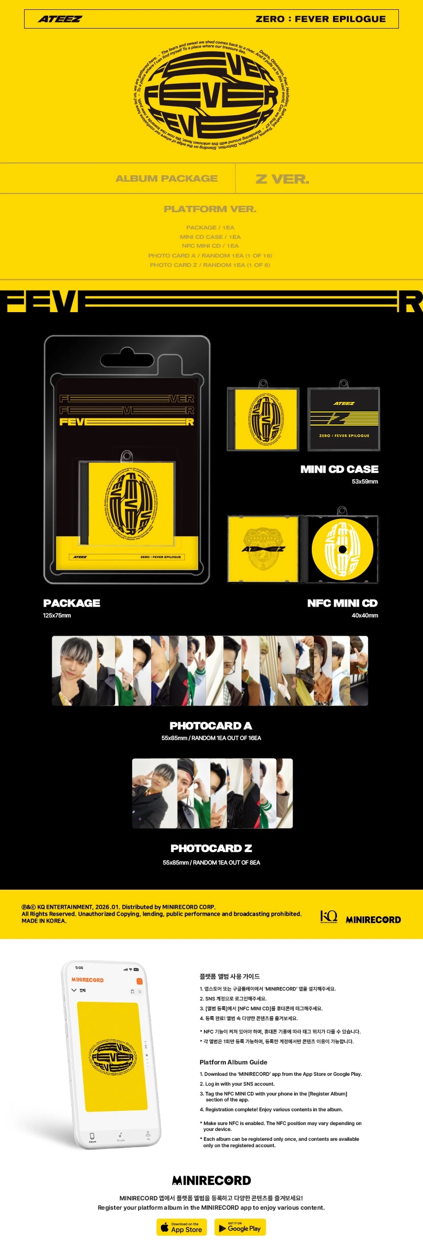ATEEZ - [ZERO : FEVER EPILOGUE] (REPACKAGE PLATFORM VER.)