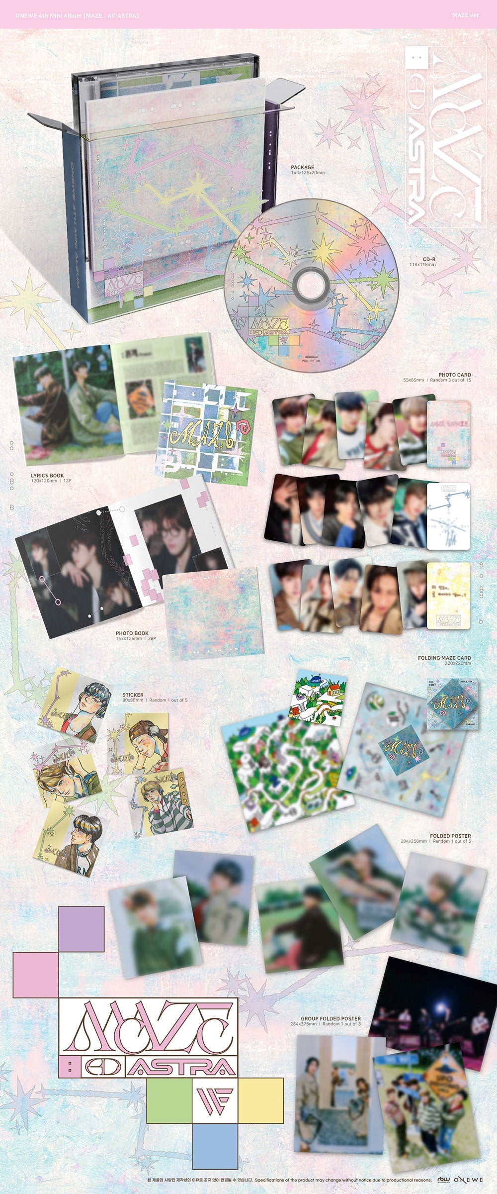 ONEWE - MAZE : AD ASTRA (MAZE VER.) [4TH MINI ALBUM]