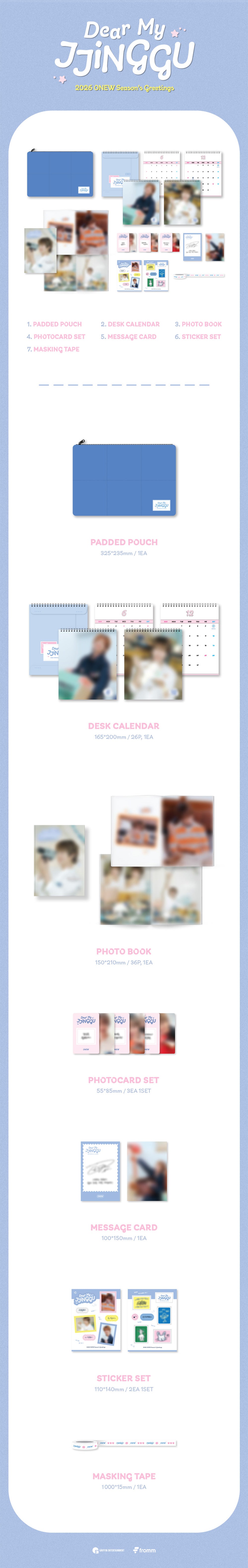 [PRE-ORDER] ONEW (SHINEE) - 2026 ONEW SEASON'S GREETINGS [DEAR MY JJINGGU]