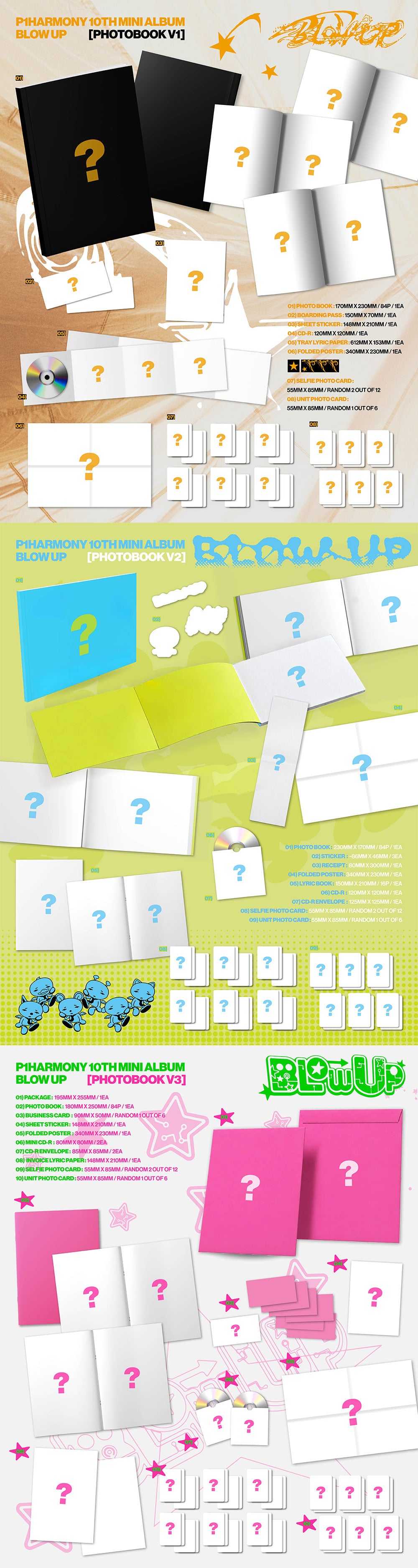 P1HARMONY - 10TH MINI ALBUM [BLOW UP] (PHOTOBOOK VER.)