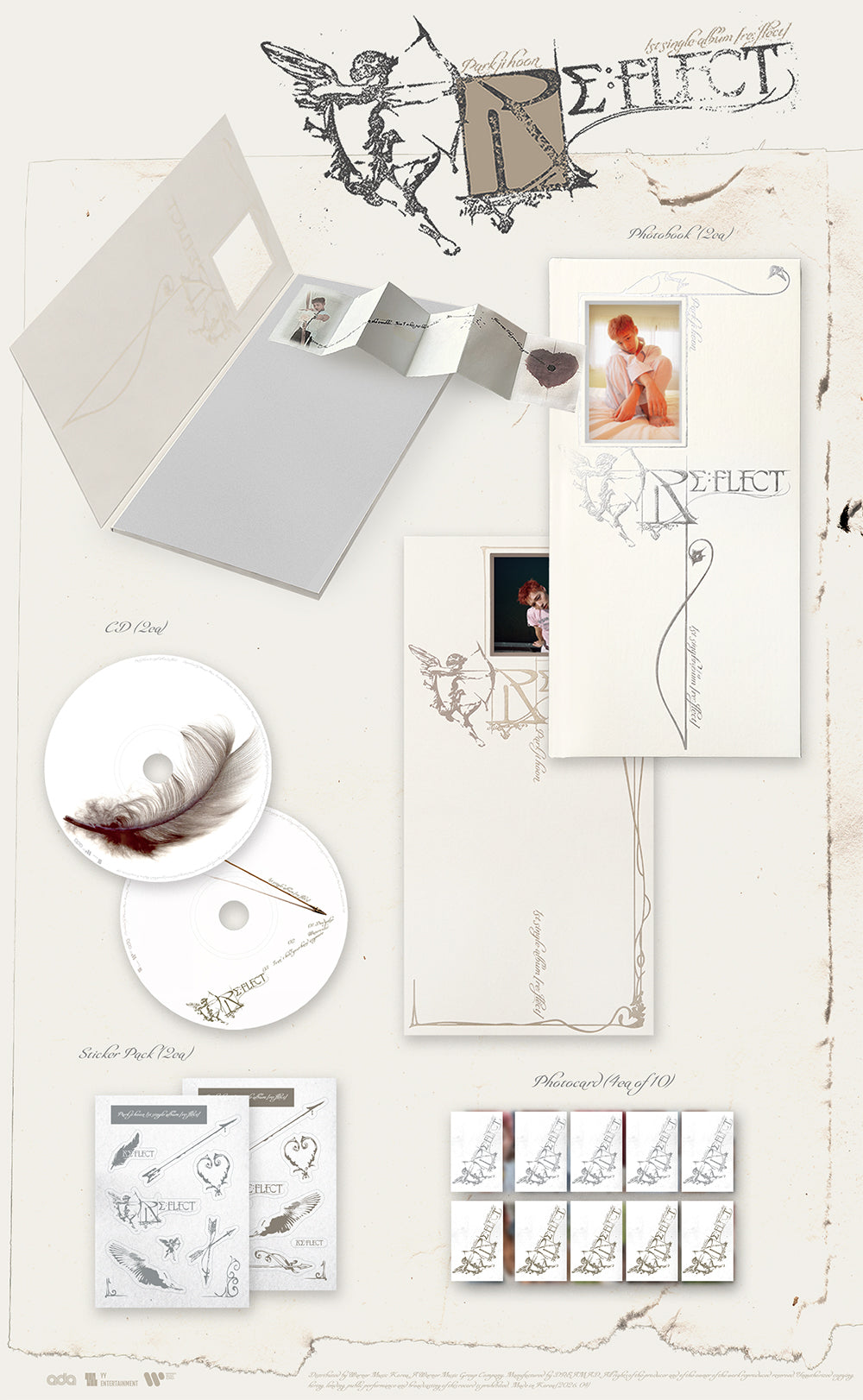 PARK JI HOON - 1ST SINGLE ALBUM [RE:FLECT]