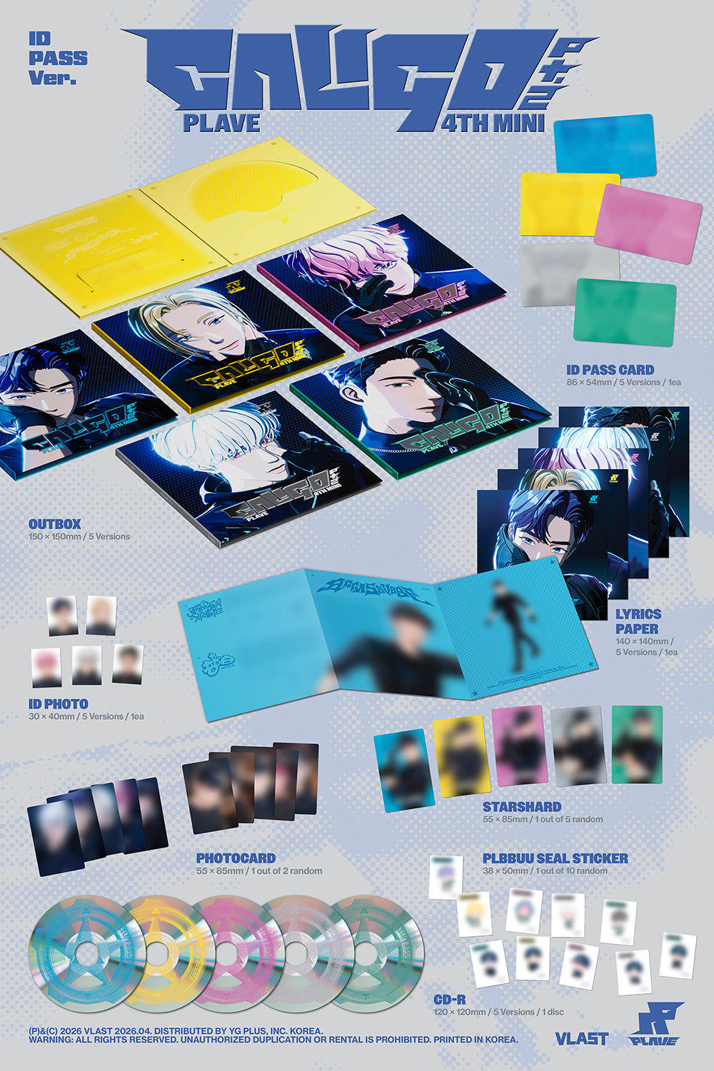 PLAVE - 4TH MINI ALBUM [CALIGO PT.2] ID PASS VER.