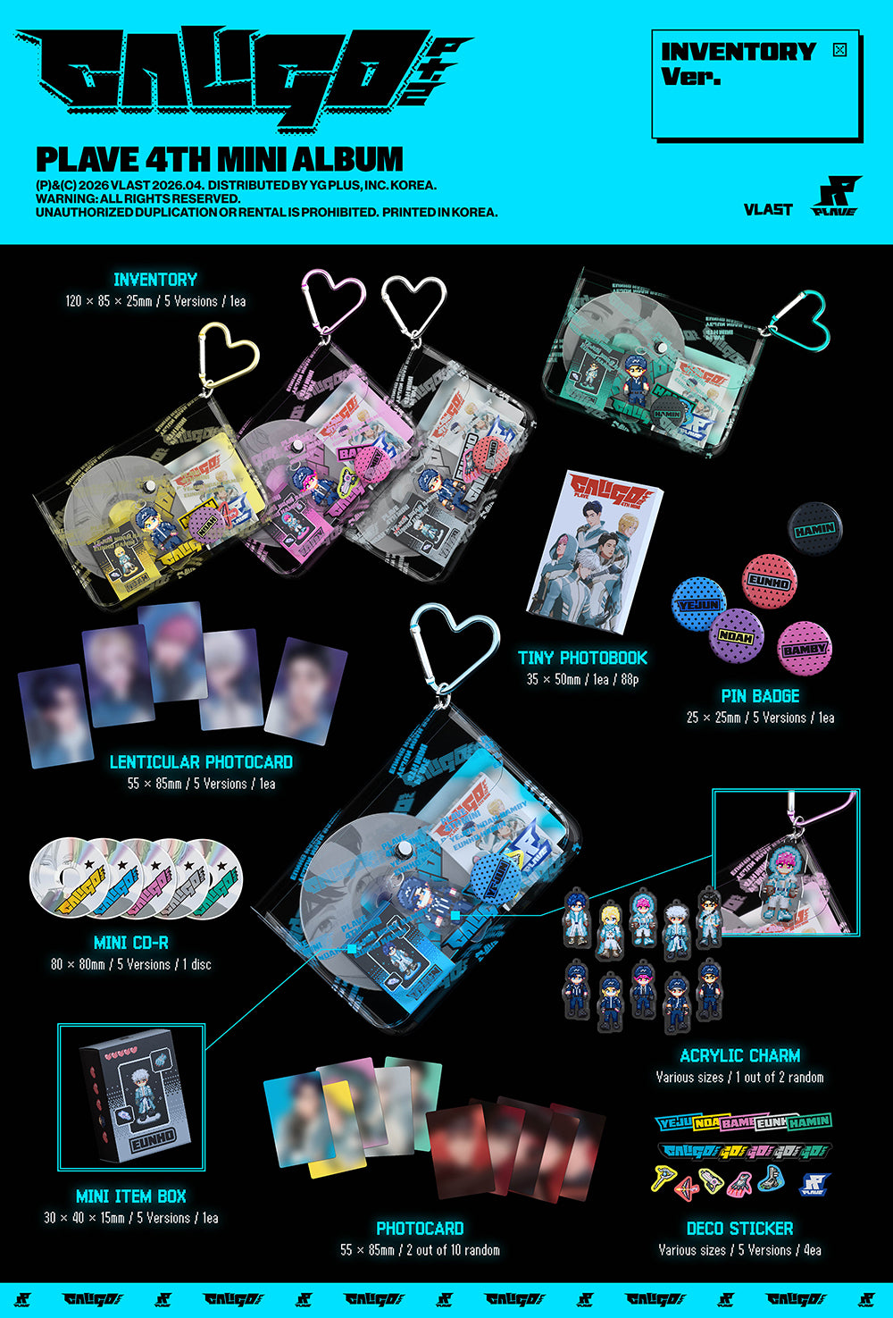 PLAVE - 4TH MINI ALBUM [CALIGO PT.2] INVENTORY VER.
