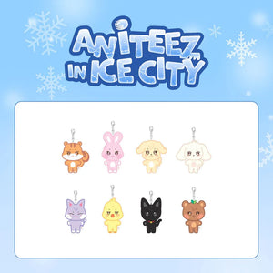 ATEEZ - PLUSH KEYRING - ANITEEZ IN ICE CITY OFFICIAL MD