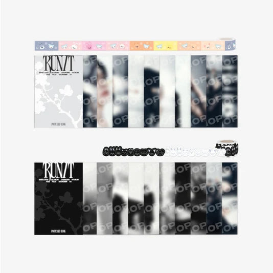 STRAY KIDS - POSTCARD BOOK & ROLL STICKER SET [WORLD TOUR 'RUN IT' MD]