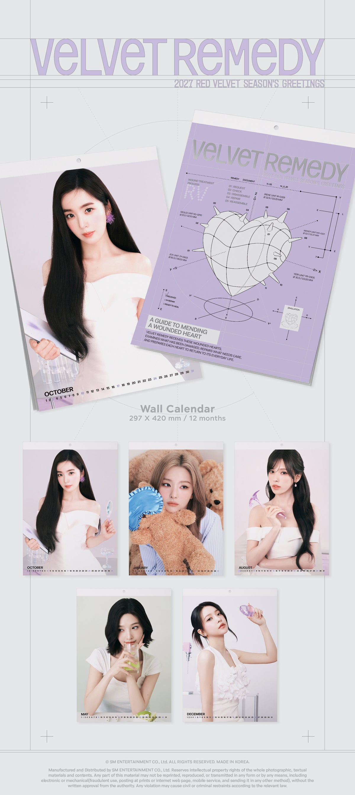RED VELVET - 2027 WALL CALENDAR (R1-6C24-163) - image 2 [36fc7d261481]
