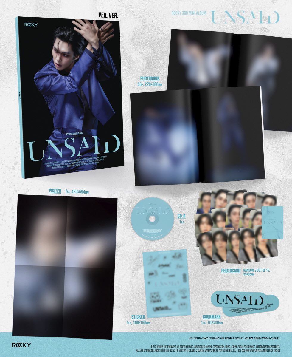 ROCKY - 3RD MINI ALBUM [UNSAID] (R14-6819-102) - image 2 [07a9ac596e80]