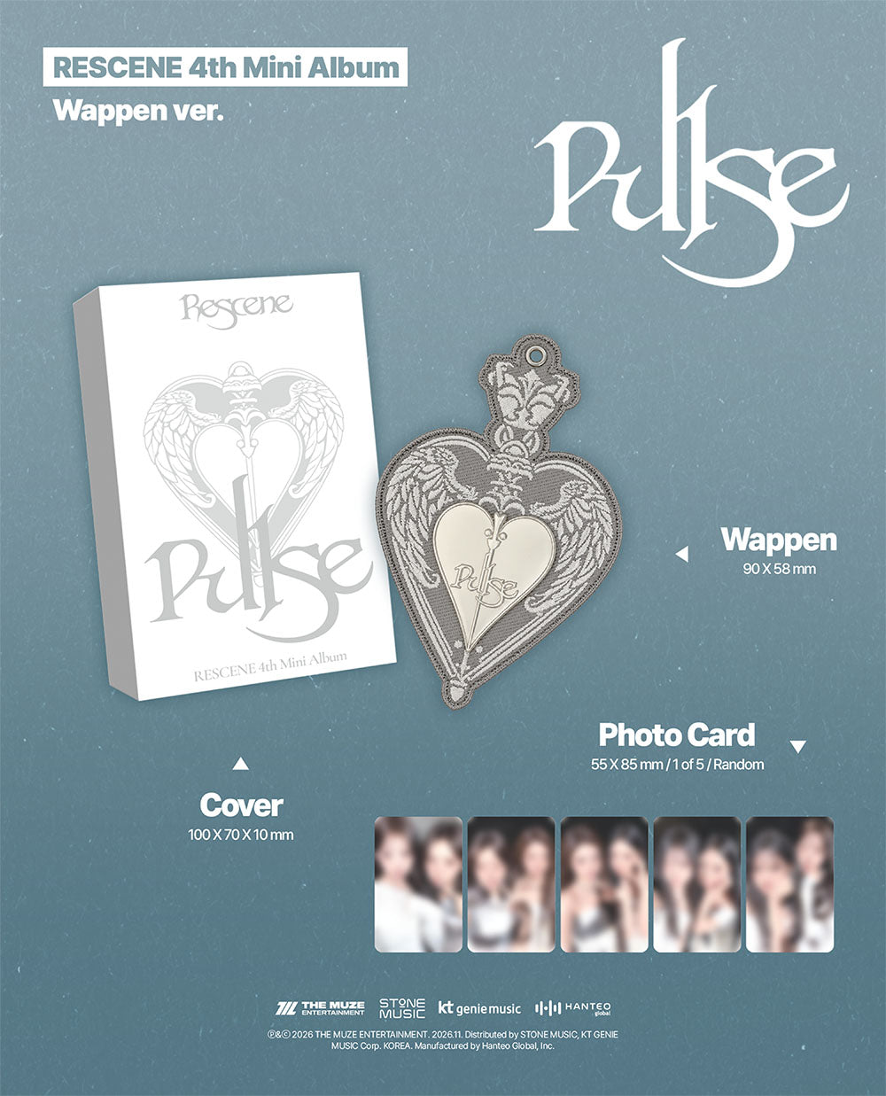 RESCENE - 4TH MINI ALBUM [PULSE] (WAPPEN VER.)