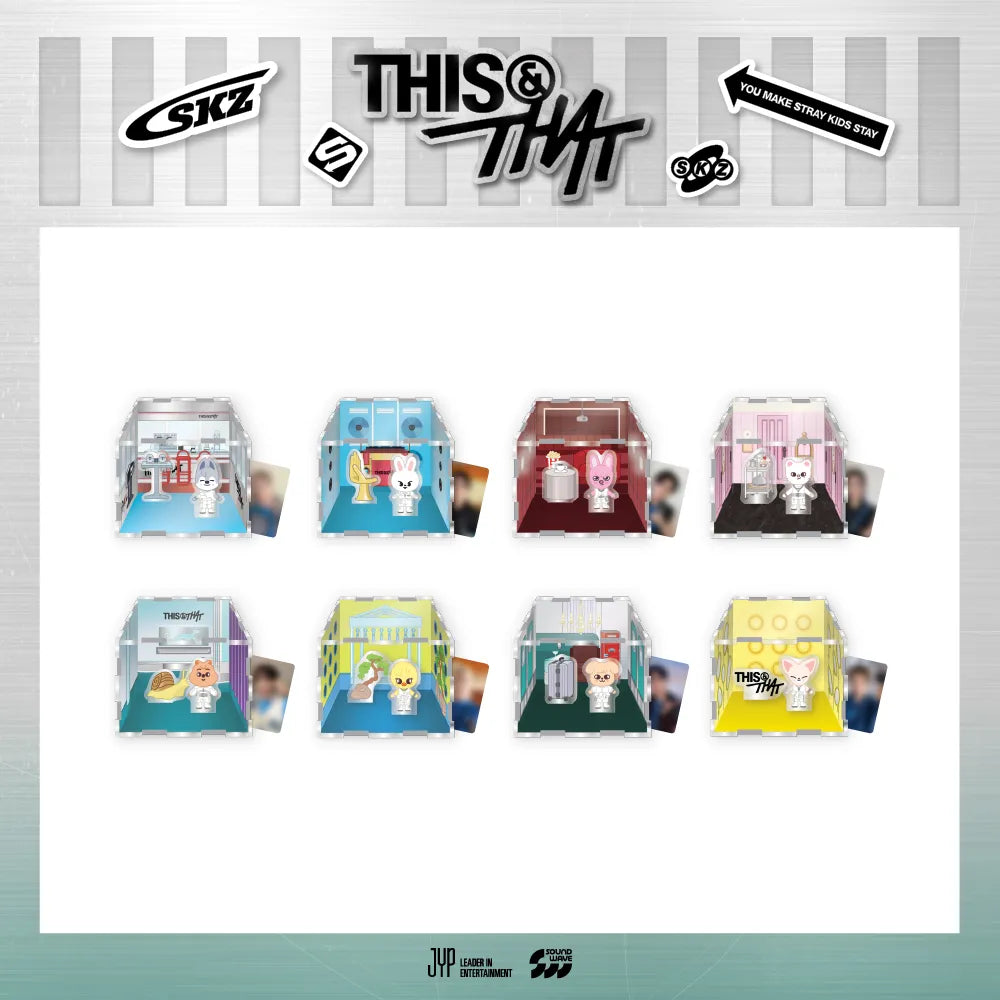 Stray Kids - SKZOO ACRYLIC CONTAINER BOX - Week1 THIS & THAT POP-UP MD (S1-6B29-201) - image 1