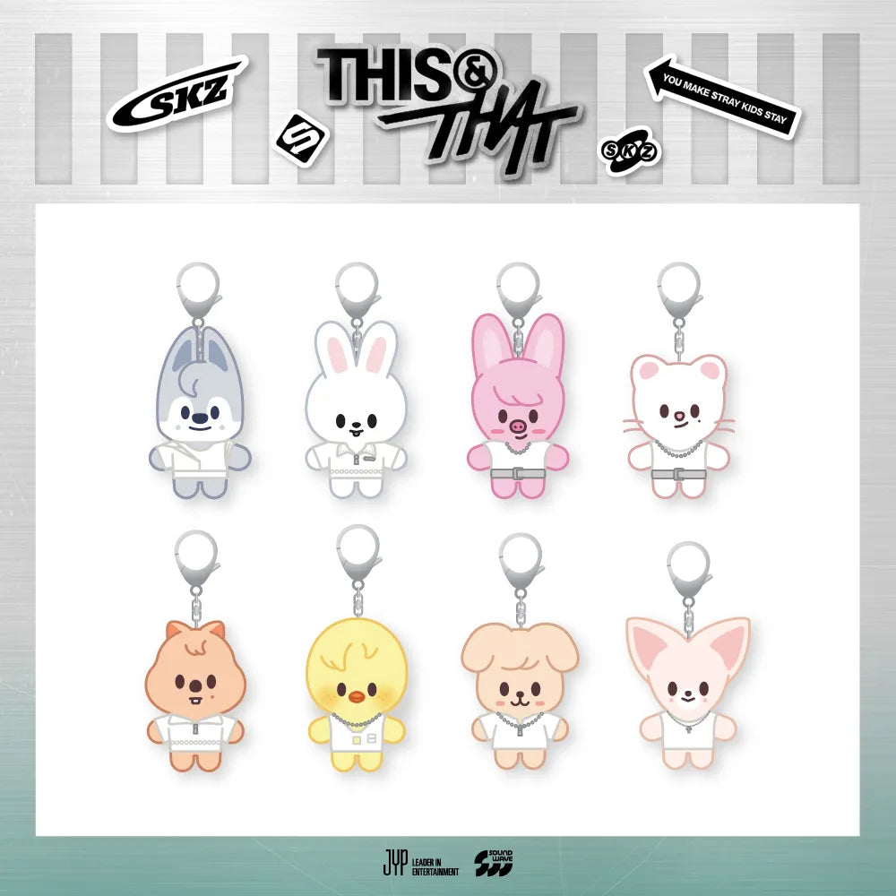 Stray Kids - SKZOO COSTUME PLUSH KEYRING - Week1 THIS & THAT POP-UP MD (S1-6B29-235) - image 1