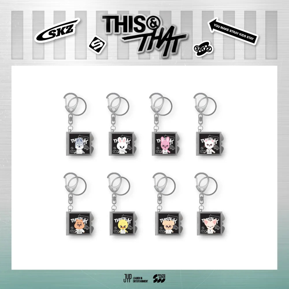 Stray Kids - SKZOO MIRROR KEYRING - Week1 THIS & THAT POP-UP MD (S1-6B29-273) - image 1
