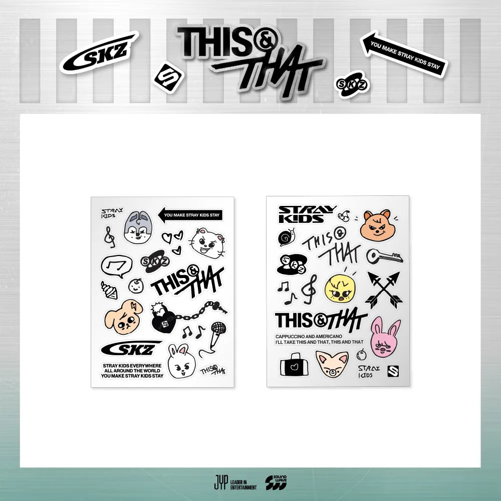 Stray Kids - TATTOO STICKER - Week1 THIS & THAT POP-UP MD (S1-6B29-289) - image 1