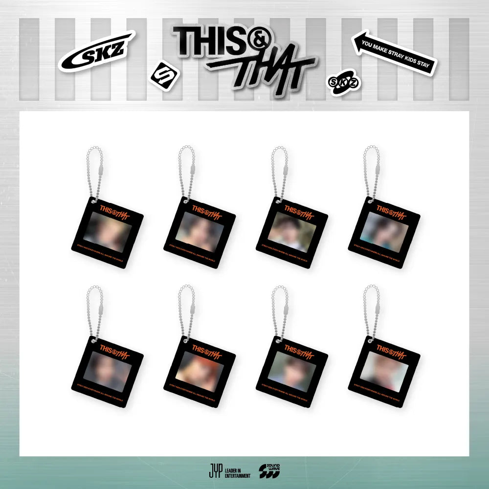 Stray Kids - PHOTO KEYRING - Week1 THIS & THAT POP-UP MD (S1-6B29-291) - image 1