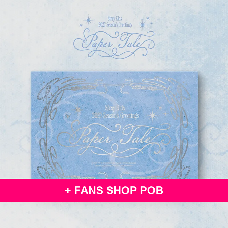 Stray Kids - 2027 Season's Greetings [Paper Tale] + FANS SHOP POB (S1-6C14-201) - image 1 - POB cover