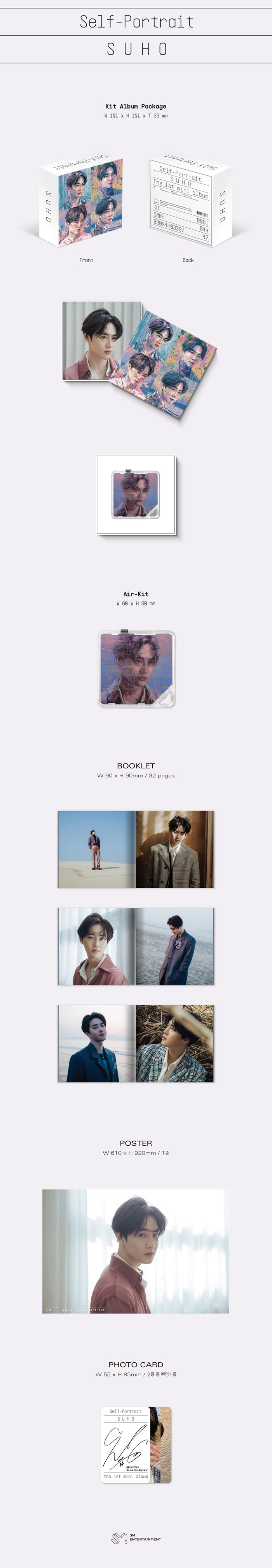 SUHO - SELF-PORTRAIT (1ST MINI ALBUM) KIT VER. (S10-0407-104) - image 2 [dfc398ccf4b8]