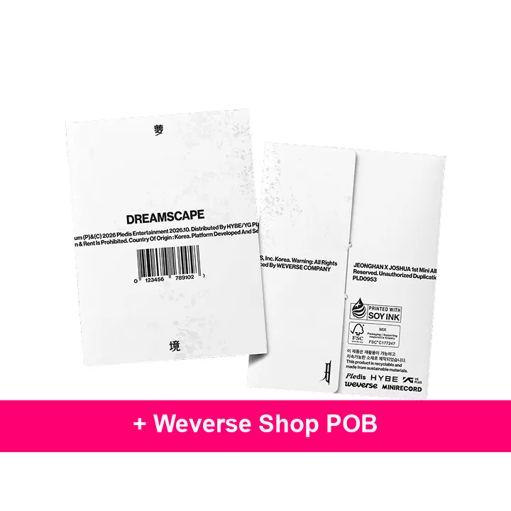 SEVENTEEN - JxJ 1st Mini Album ‘DREAMSCAPE’ (Weverse Albums ver.) + Weverse Shop POB (S4-6A27-201) - image 1 - POB cover
