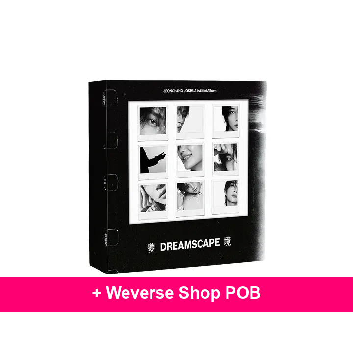SEVENTEEN - JxJ 1st Mini Album ‘DREAMSCAPE’ (Dream Record Ver.) + Weverse Shop POB (S4-6A27-202) - image 1 - POB cover