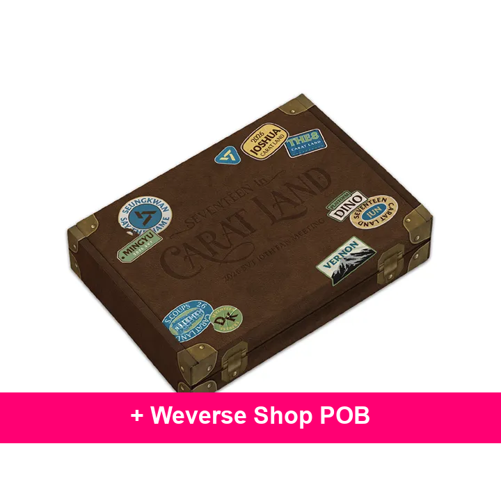 SEVENTEEN - 2026 SVT 10TH FAN MEETING < in CARAT LAND> MEMORY BOOK+ + Weverse Shop POB (S4-6A29-201) - image 1 - POB cover
