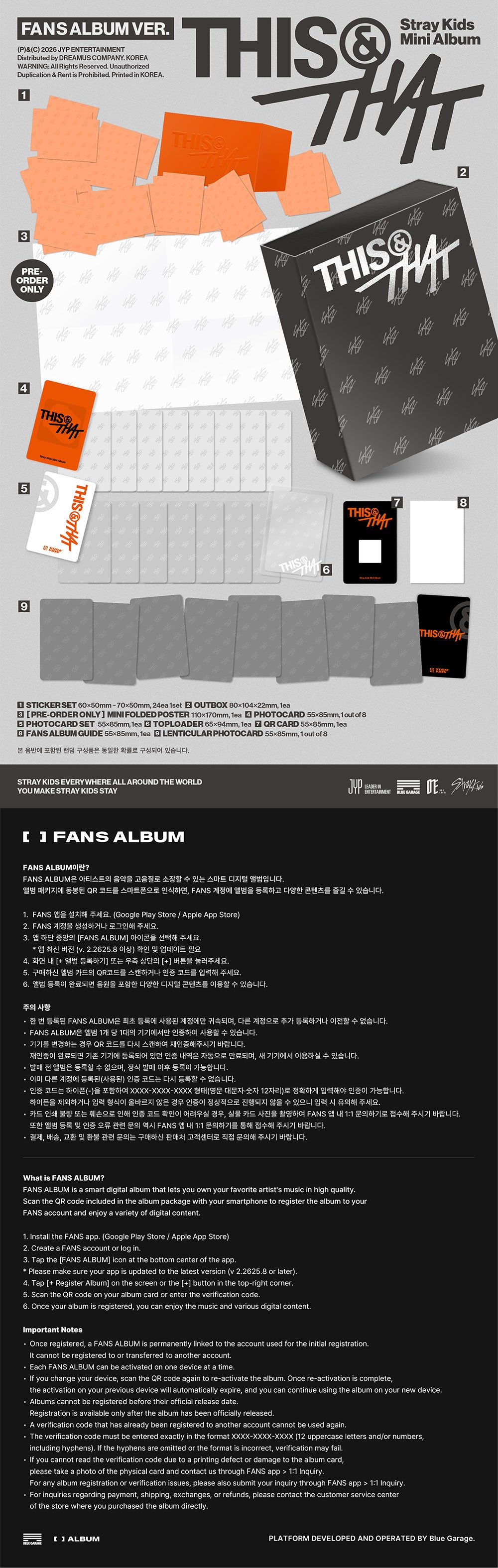 STRAY KIDS - THIS & THAT (FANS ALBUM VER.)
