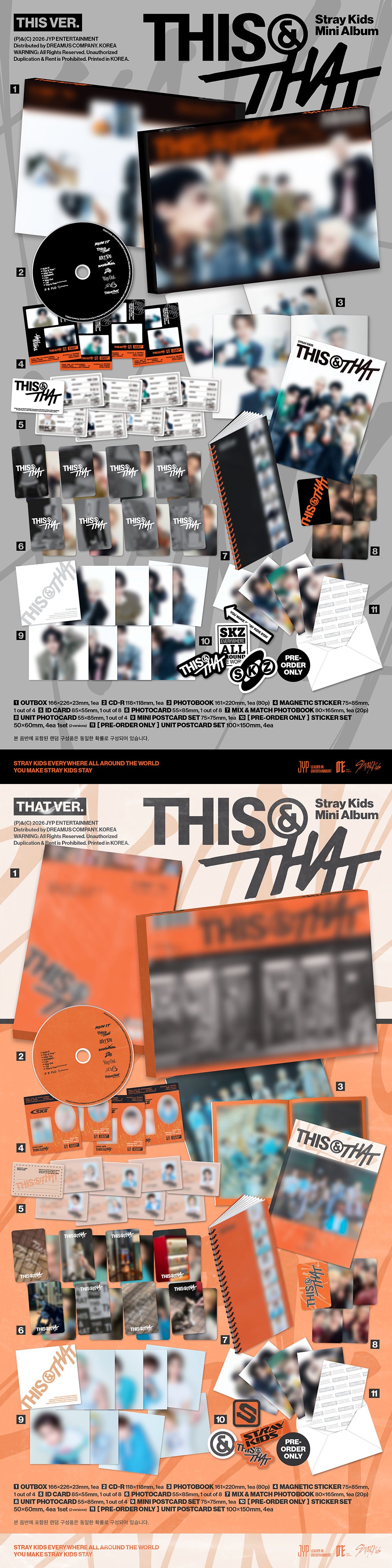 STRAY KIDS - THIS & THAT + WITHMUU POB PHOTOCARD