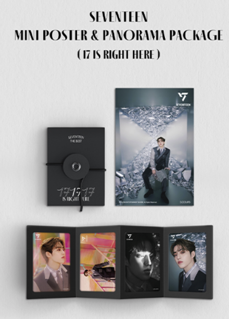 [PRE-ORDER] SEVENTEEN - 17 RIGHT HERE - MINI POSTER & PANORAMA PACKAGE