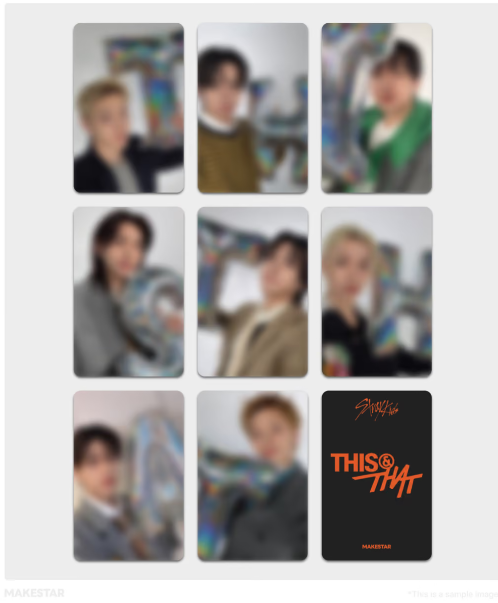 STRAY KIDS - THIS & THAT + MAKESTAR POB (NEWLY REVEALED PHOTOCARD 09.2026)