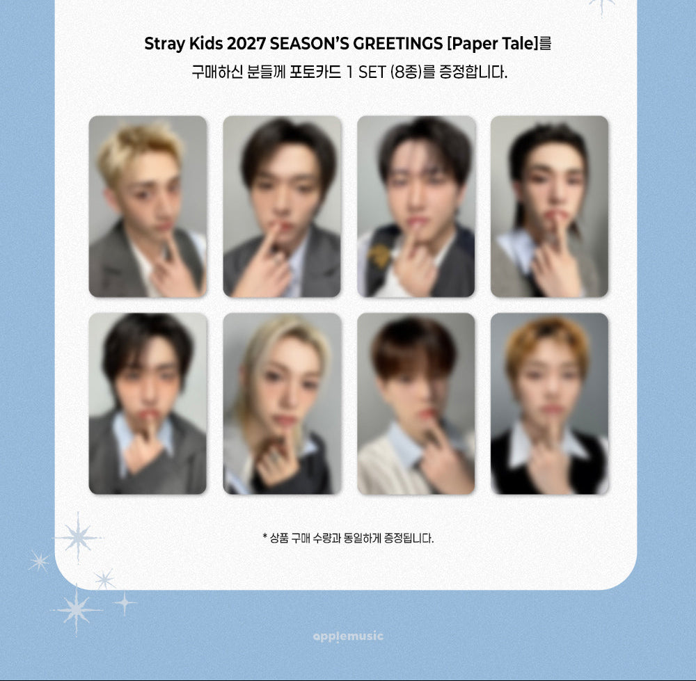 STRAY KIDS - 2027 SEASON'S GREETINGS [PAPER TALE] - APPLEMUSIC POB
