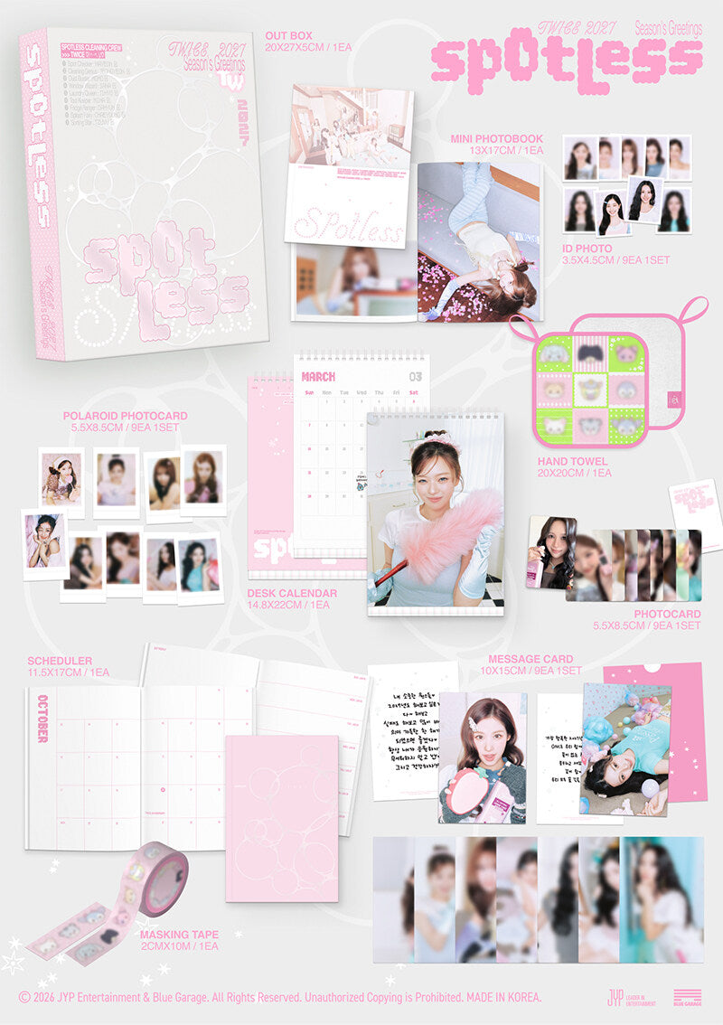 TWICE - 2027 SEASON'S GREETINGS [SPOTLESS] (T15-6C11-116) - image 2 [6cdac237d8ba]