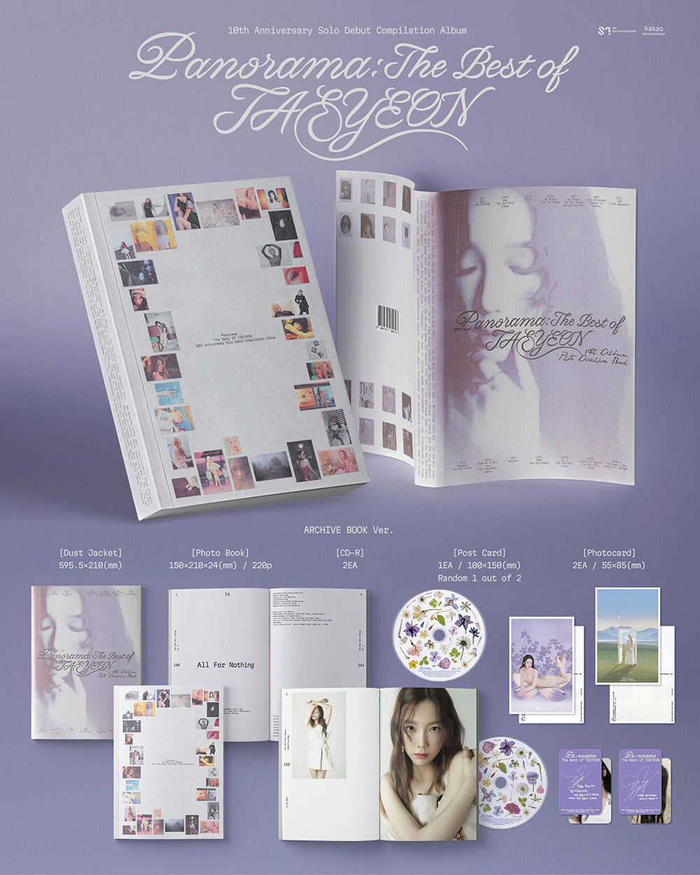 TAEYEON - [PANORAMA : THE BEST OF TAEYEON] (ARCHIVE BOOK VER.)