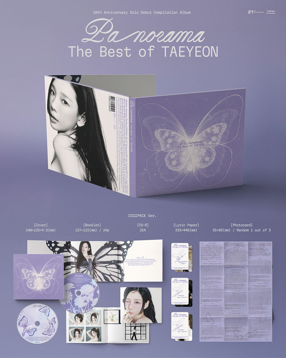 TAEYEON - [PANORAMA : THE BEST OF TAEYEON] (DIGIPACK VER.)